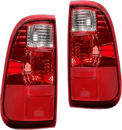 Miniatura 9 de HECASA Conjunto de luz trasera compatible con Ford F250 F350 F450 F550 2008-2016 Super Duty Reemplazo para 7C3Z13405A 7C3Z13404A FO2800208 FO2801208