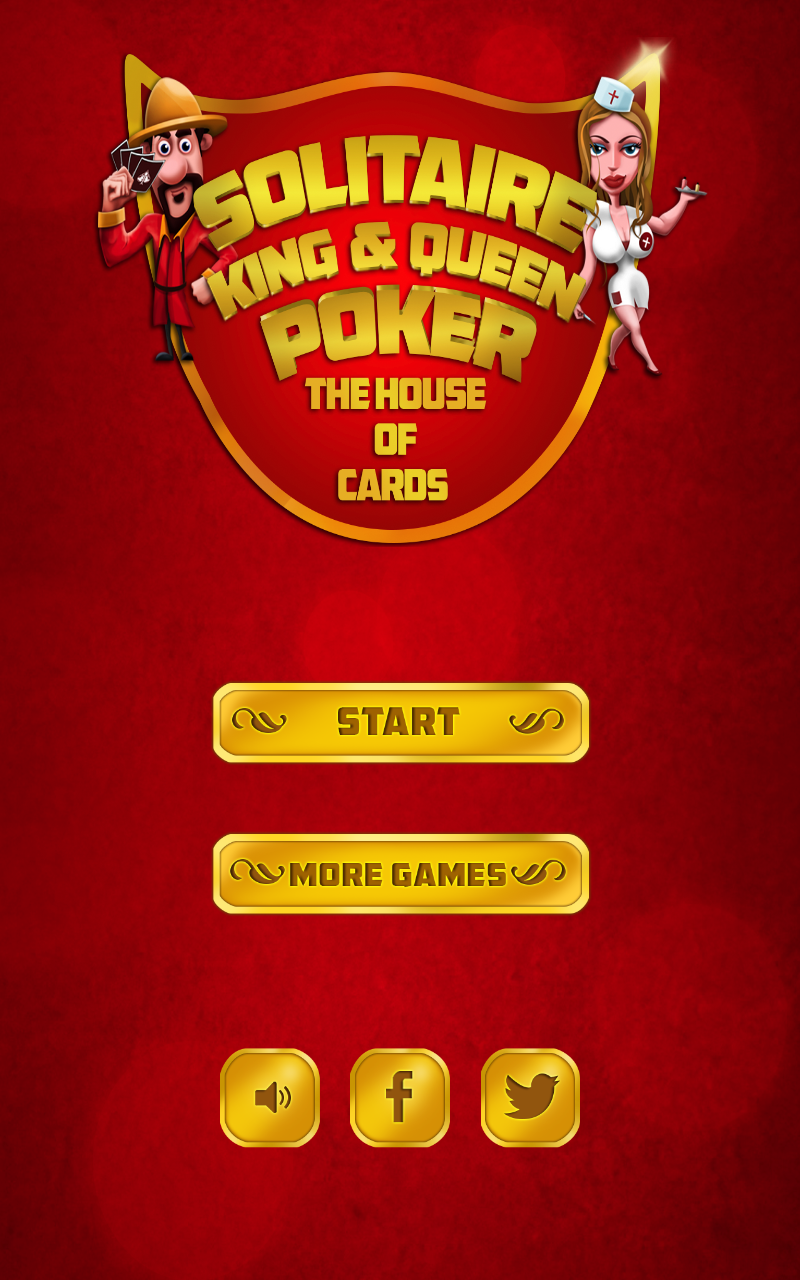 Solitaire King & Queen Poker The House of