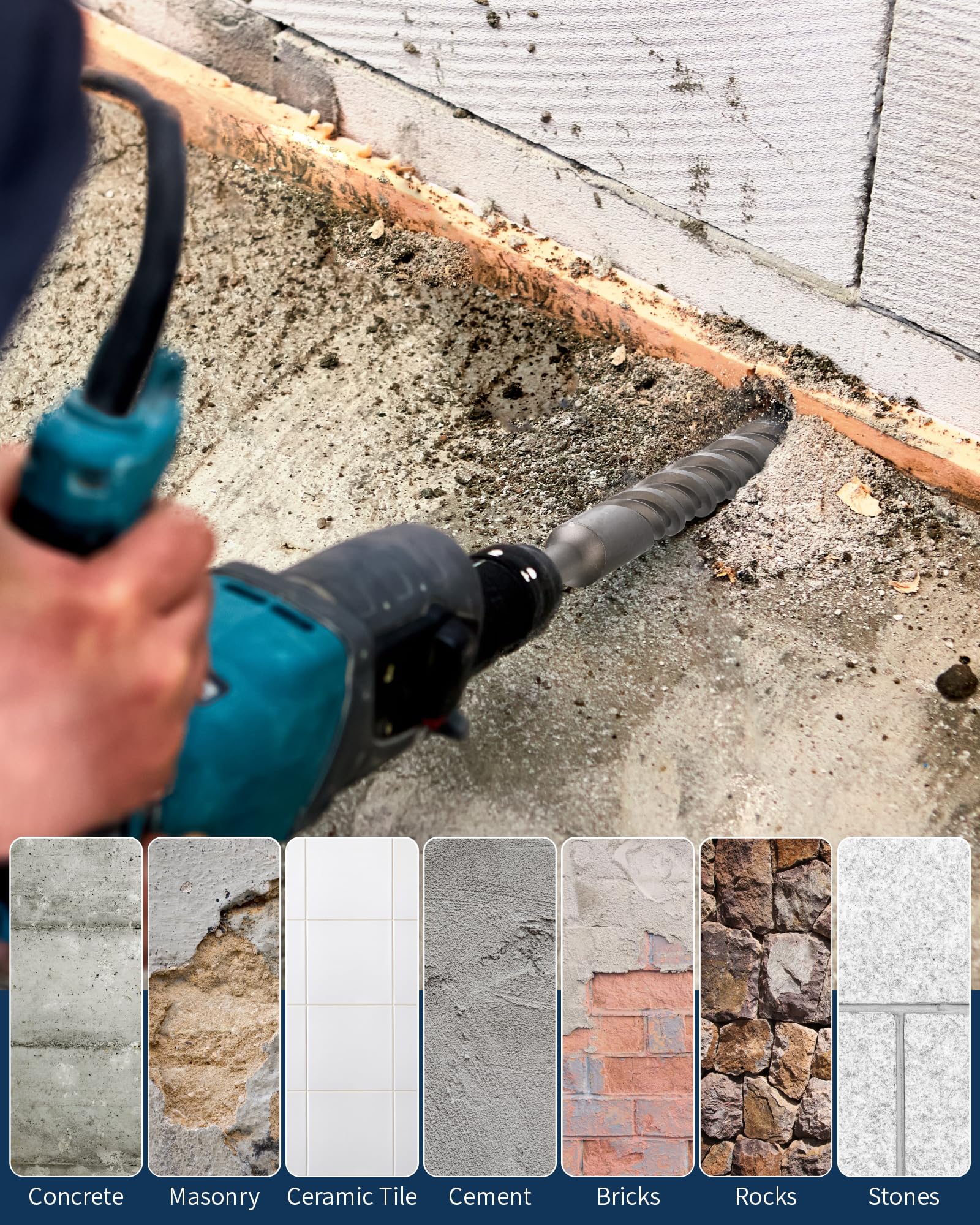 SDS Plus Drill Bits - 12 Inch Concrete & Masonry -7