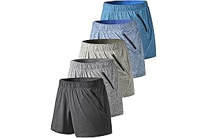 5-Pack Women's Athletic Shorts: Ultimate Comfort and Style for the Active Woman