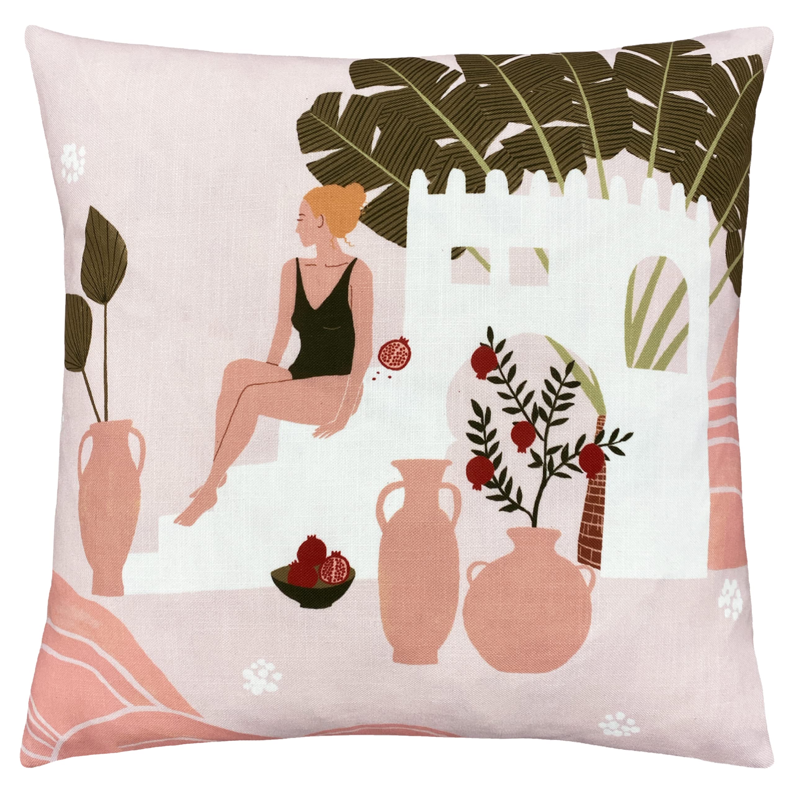 Furn. Nalani Abstract Feather Filled Cushion from B&Q