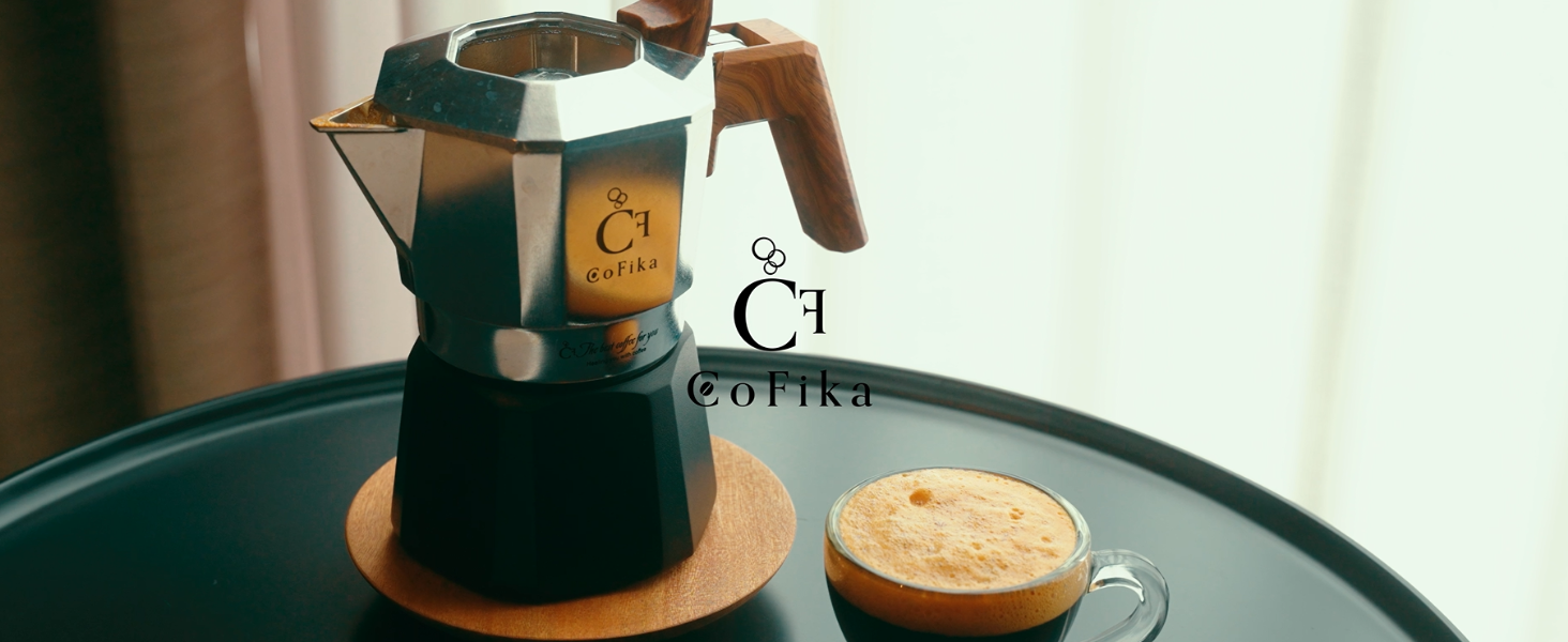 CoFika Crema Rich マキネッタ モカポット 直火式エスプレッソメーカー