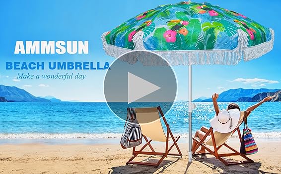 アムアムマル　 Amazon.com : AMMSUN 6.5ft Heavy Duty HIGH Wind fringe Beach