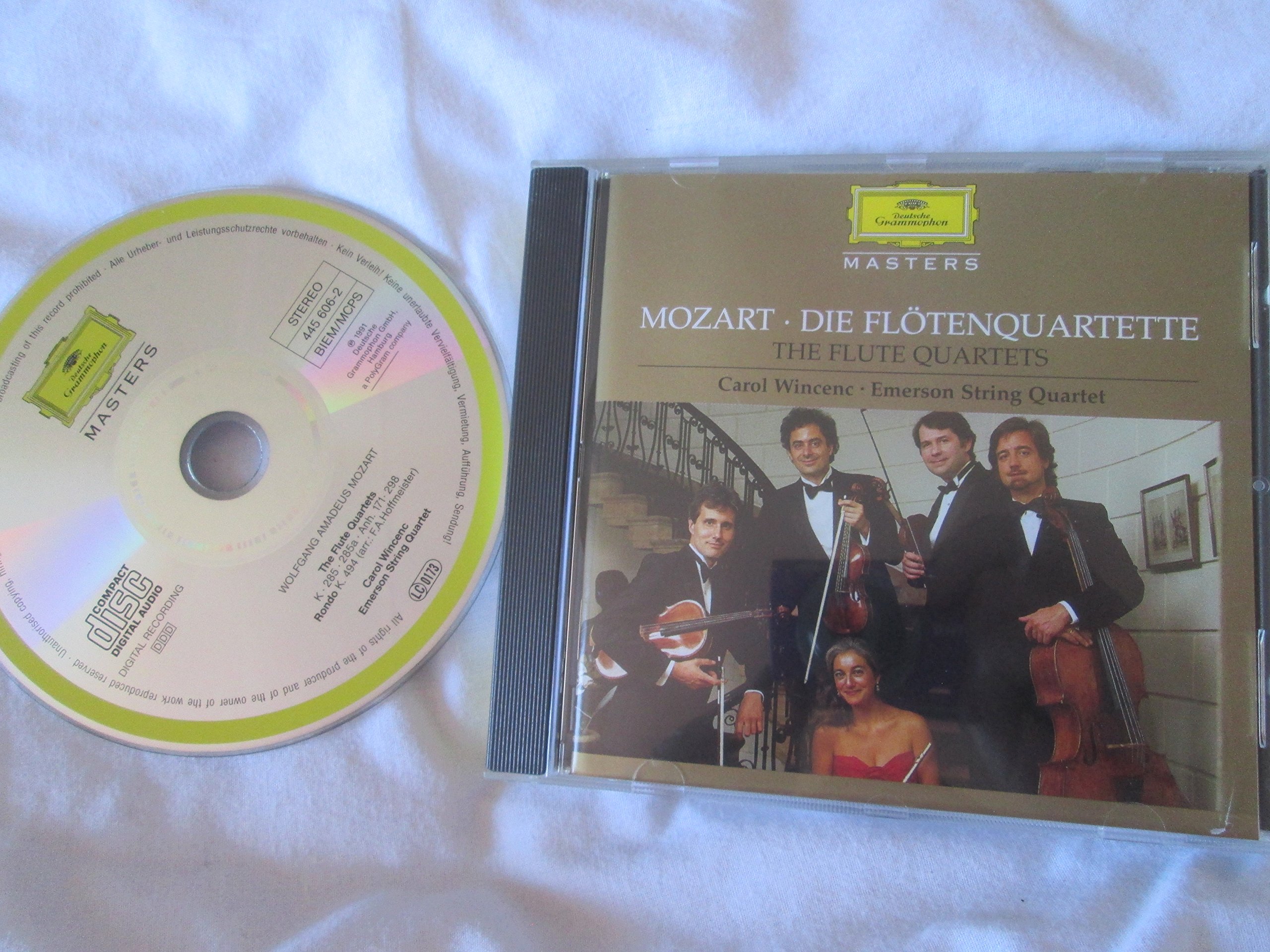 Mozart: Flute Quartets; Wincen [Audio CD] Wincenc, Carol; Emerson String Quartet