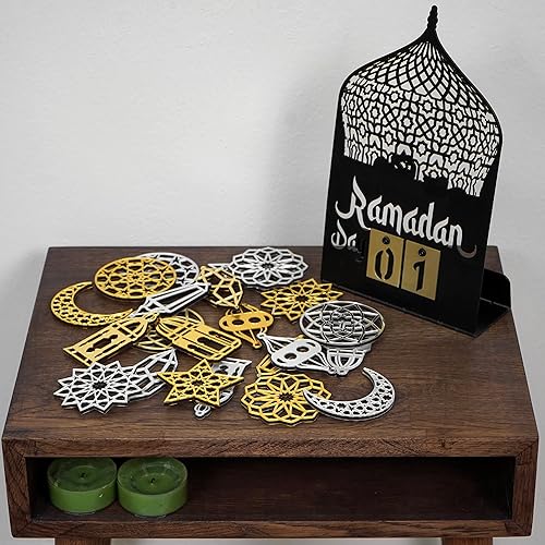 Miniatura 5 de 22 adornos brillantes de Ramadán, decoración de Ramadán, decoración de Eid, regalos de Eid, Ramadán Kareem, Ramadán Mubarak, Eid Mubarak, arte de