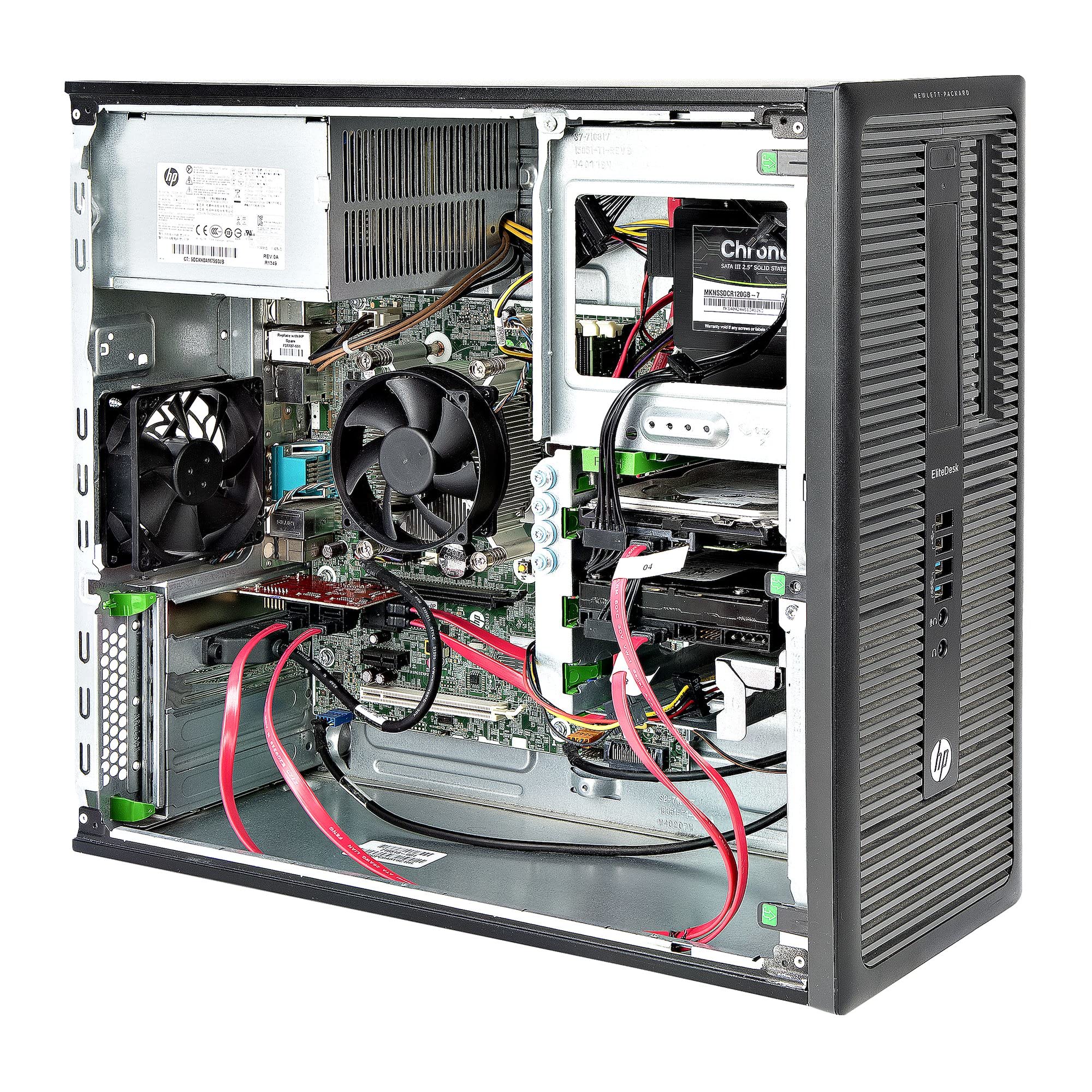 Carte PCI Express SATA 2 ports - Carte Contrôleur PCIe SATA - 6Gbps - ASM1166 SATA-Raid - Convertisseur PCI Express 2.0 vers SATA - Connecteurs SATA Empilés - Carte d'Extension SATA