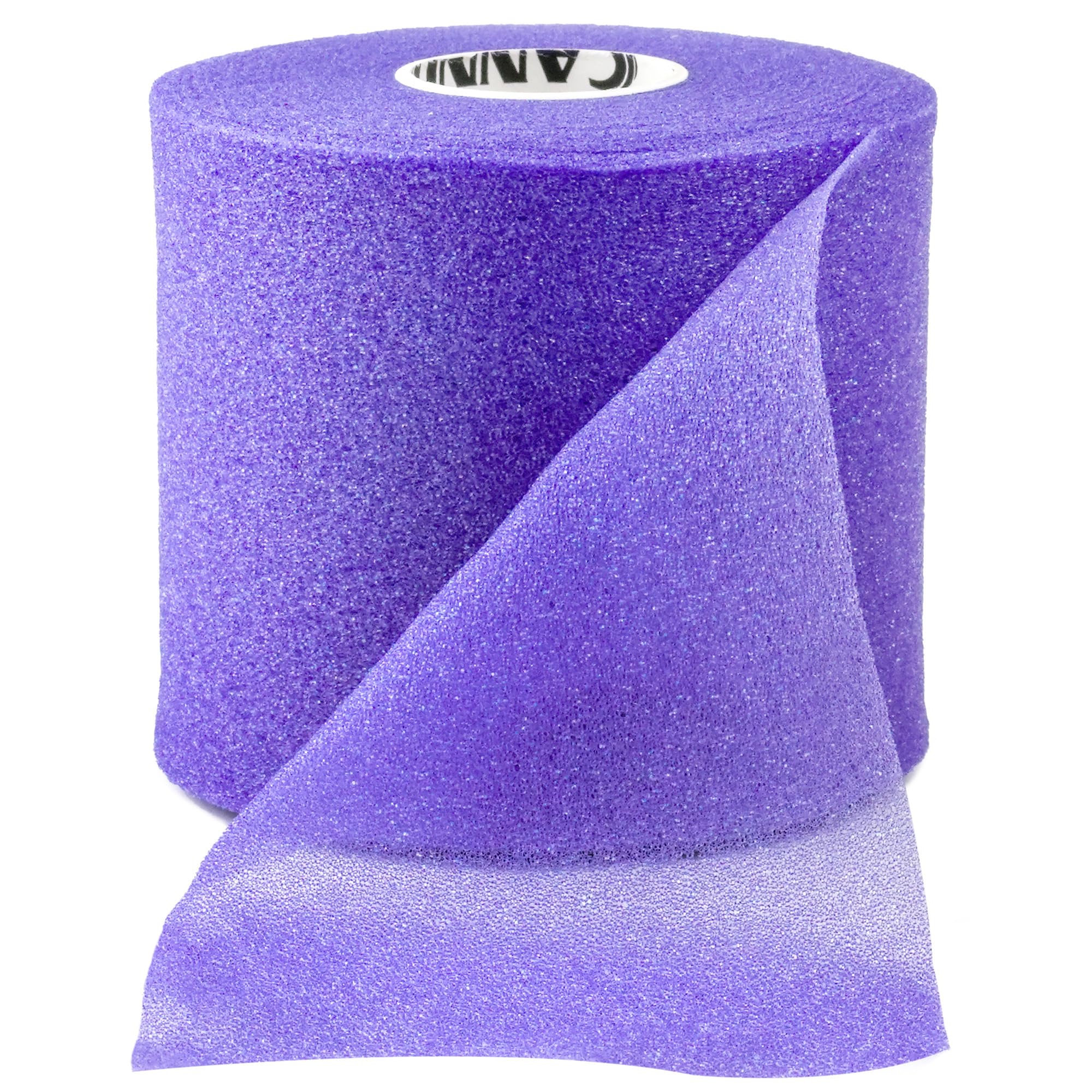 Cannon Sports Pre Wrap 30 Yard Roll Athletic Foam Tape Underwrap for Ankles Wrists Knees Elbows Hair (Purple)