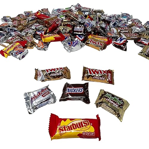 Miniatura 2 de Surtido especial de chocolate y dulces de frutas masticables de 4 libras, Snickers, Twix, 3 mosqueteros, Vía Láctea y Starburst, mezcla a granel de