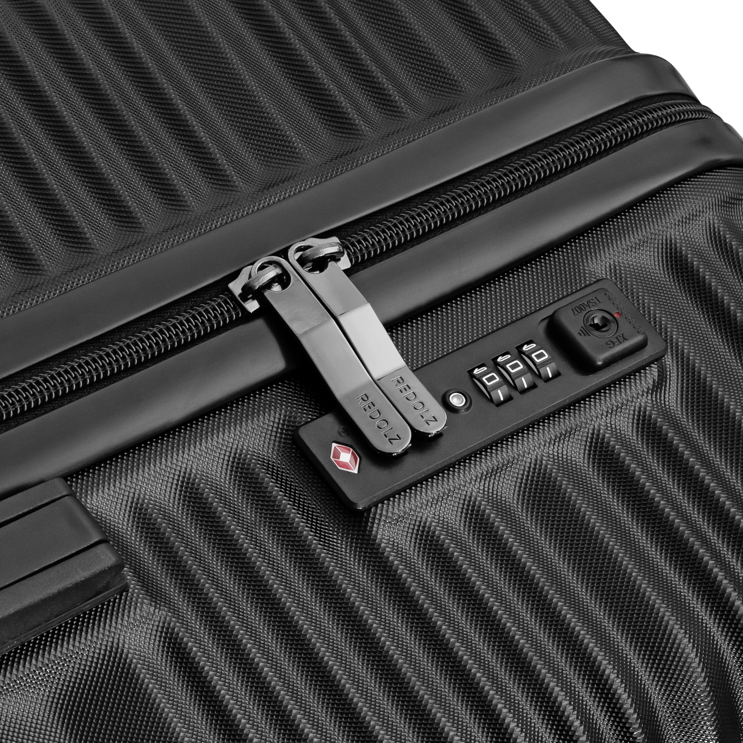 REDOLZ mittelgroßer Hartschalen Check-in Koffer | Trolley 43 x 26 x 67 cm aus hochwertigem ABS-Material | Ultra-leicht nur 3,3 kg für Damen & Herren | 4 Doppelrollen & TSA-Schloss (Essentials 16)