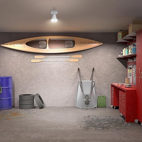 Miniatura 10 de Feit Electric Bombilla giratoria inteligente con cámara inalámbrica, sensor de movimiento, visión nocturna y altavoz de 2 vías, equivalente a 40 W,