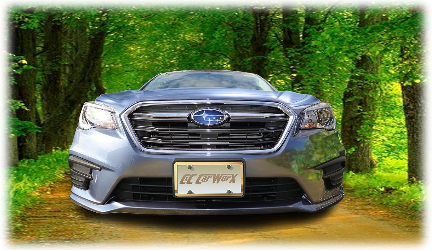 C&C Car Worx LS-18-FP Front License Plate Frame Bracket Mount to fit 2018 2019 Subaru Legacy Sedan