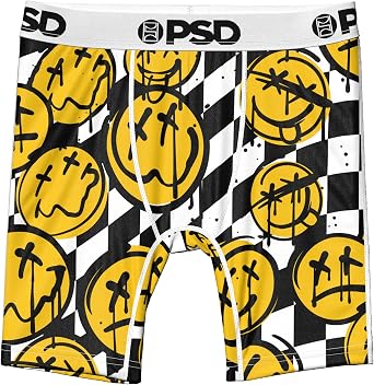 PSD Youth Boys Say Cheese Boxer Brief, Multi, L