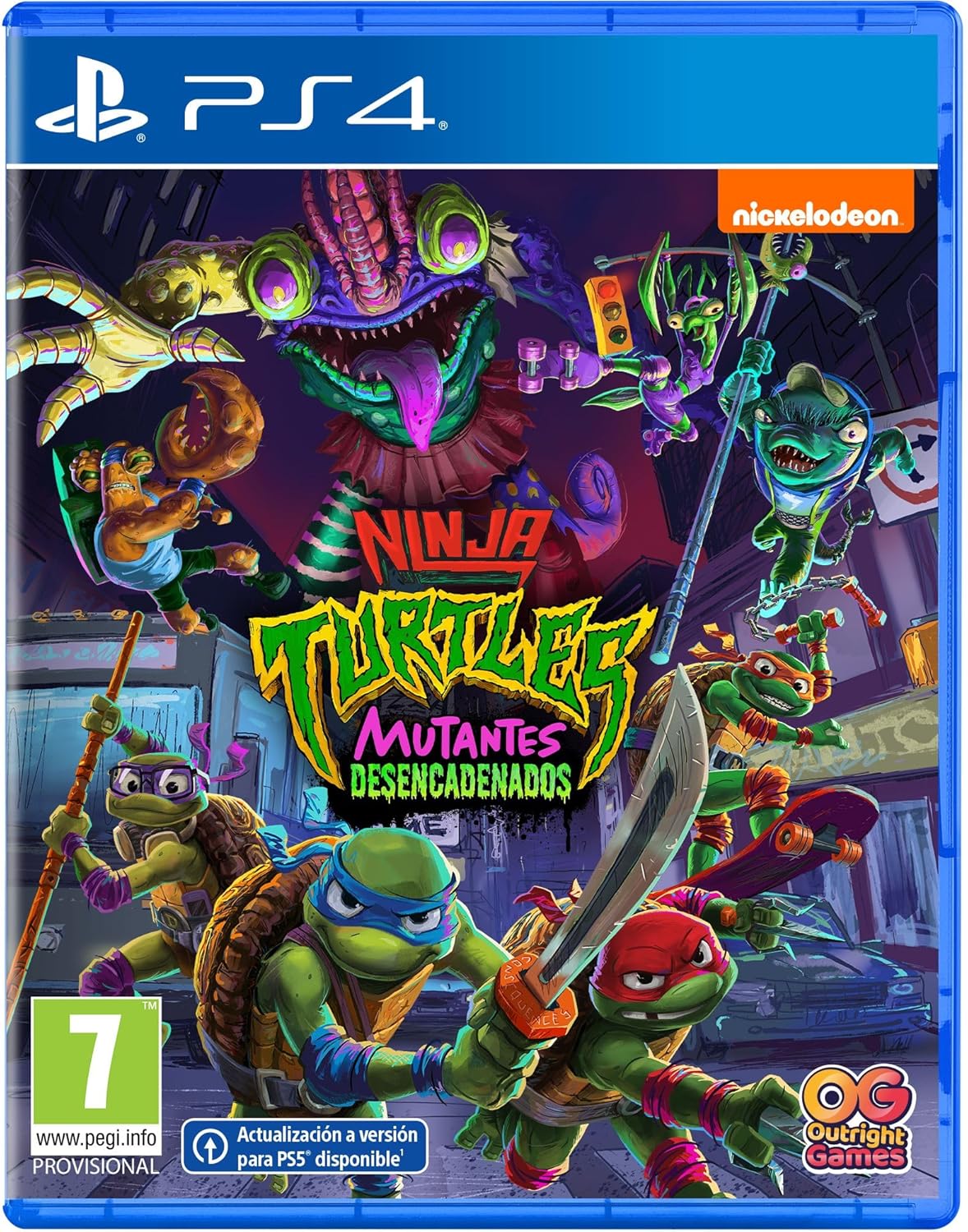 #Videojuego Teenage Mutant Ninja Turtles: Mutantes desencadenados PS4 por 12,10€ ¡¡52% de descuento!!
