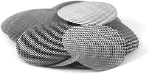 Fabricado en los Estados Unidos – 5 1.5 pulgadas (1 1/2 pulgadas) filtros de pantalla de tubo de acero (malla extrafina) – Marca Up in Smoke