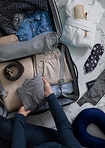 Samsonite Omni PC Hardside Expandable Luggage with Spinner Wheels, Caribbean Blue, Carry-On 20-Inch