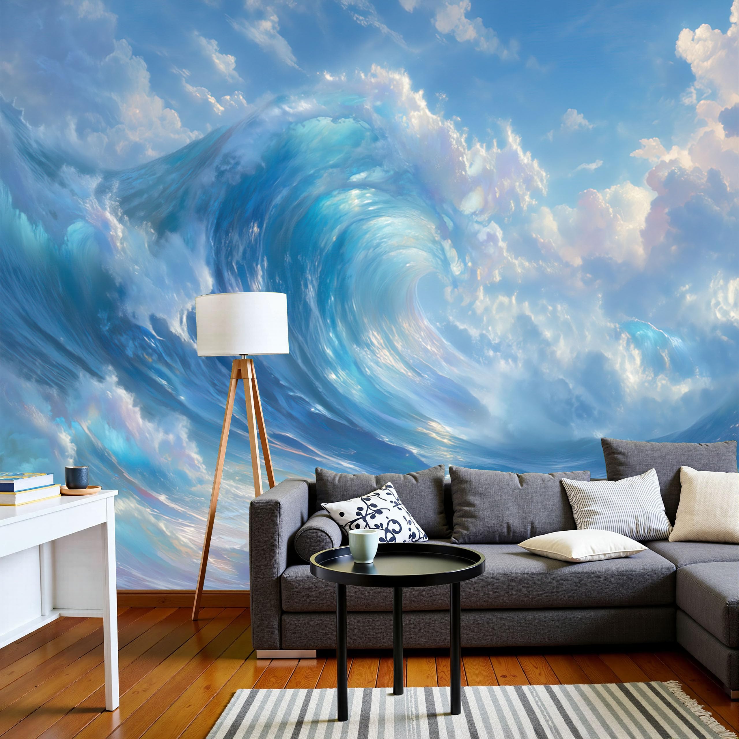 Papier peint panoramique paysage naturel pour chambre parentale