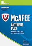 McAfee 2017 AntiVirus Plus-10 Devices [Online Code]