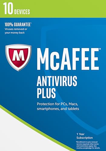 McAfee 2017 AntiVirus Plus-10 Devices [Online Code]