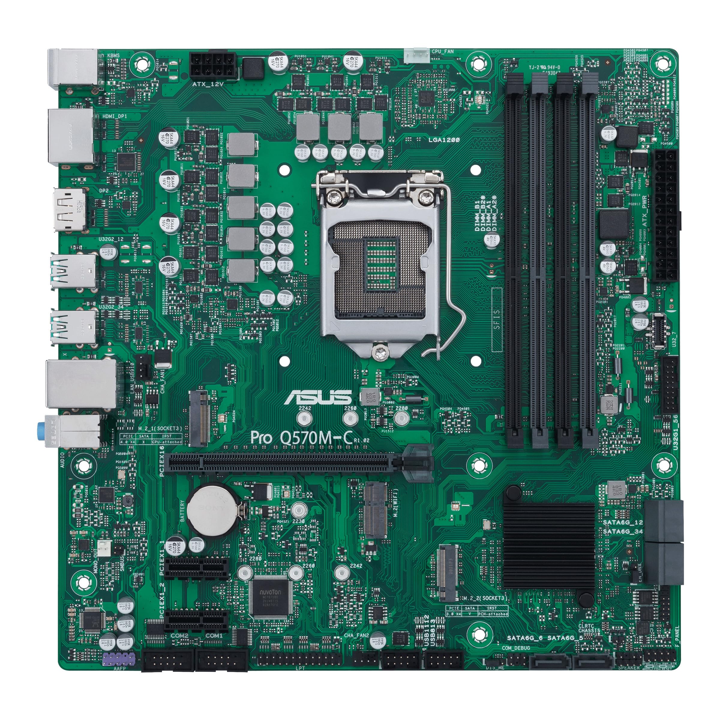 ASUS Pro Q570M-C/CSM Business-Mainboard Sockel Intel LGA 1200