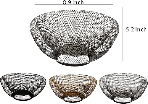 Miniatura 2 de Cesta de frutas para encimera de cocina,Cesta de frutas con colgador de plátano para encimera de cocina,Soporte de almacenamiento de frutas y