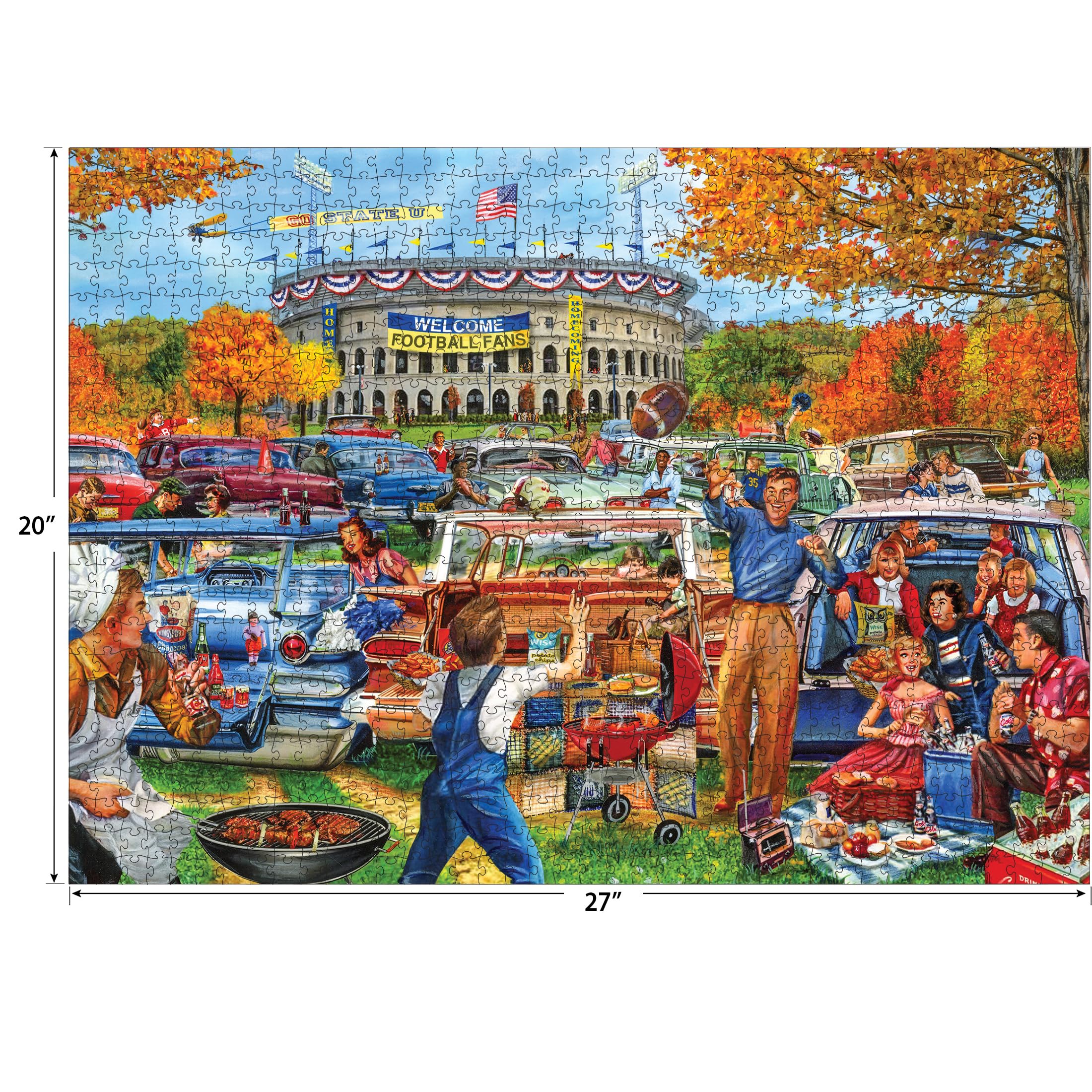 RoseArt - Puzzle divertente da 750 pezzi "Ritorno al passato"