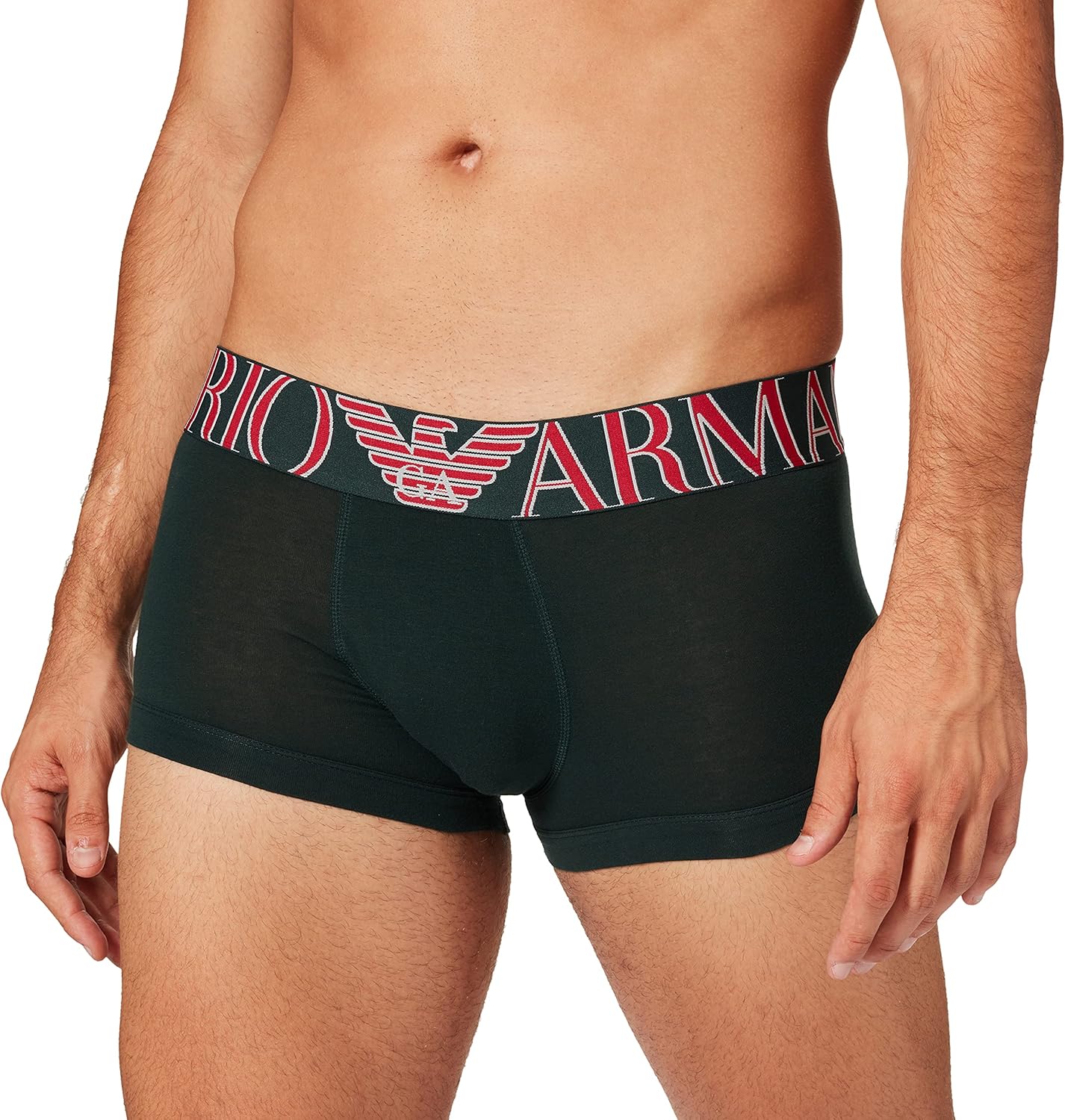 Emporio Armani Men's Mega Logo Trunk