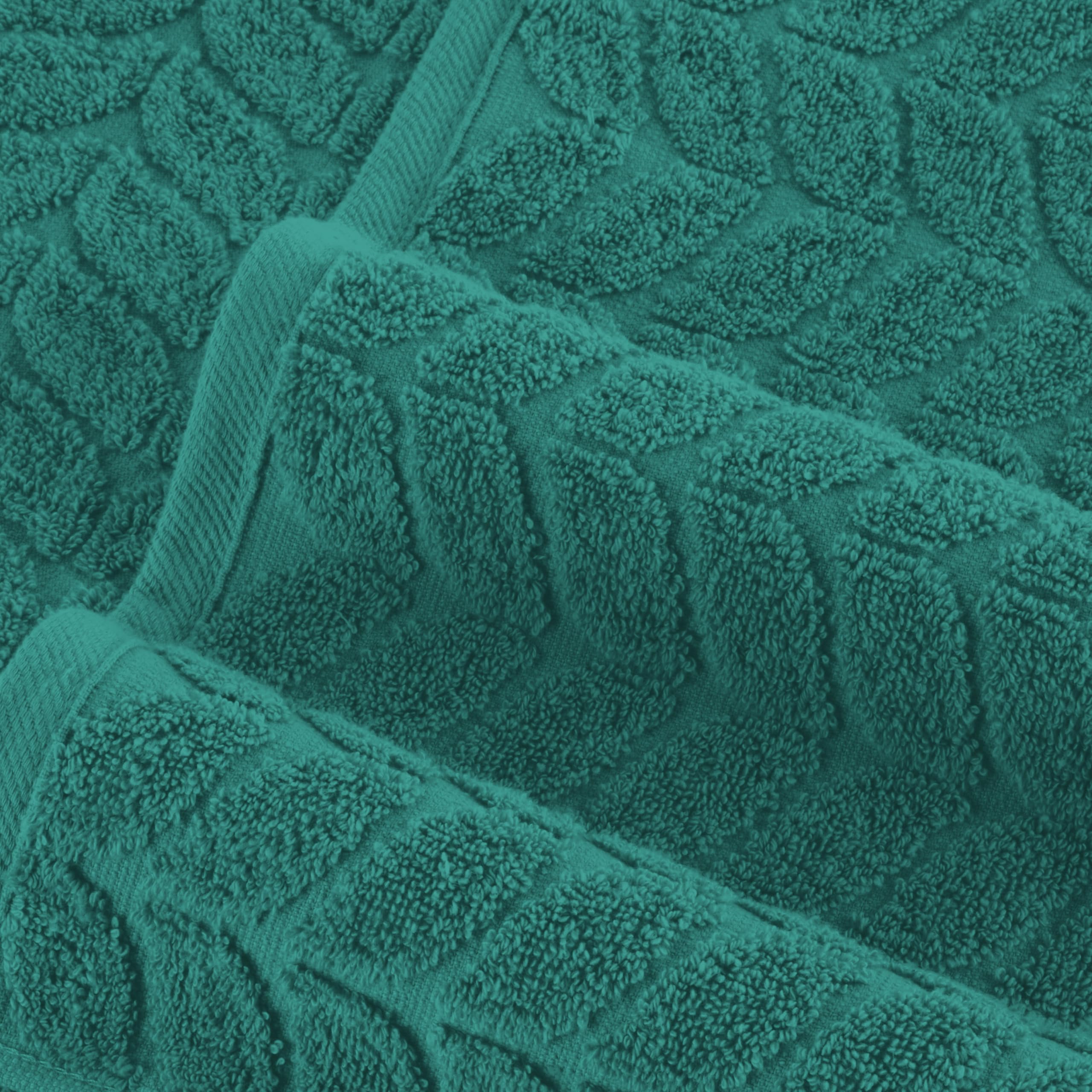 Elegant Comfort Set di 6 asciugamani di lusso in 100% cotone turco jacquard intrecciato di alta qualità alberghiera, morbidi e assorbenti, include 2 asciugamani da bagno, 2 asciugamani e 2 salviette,
