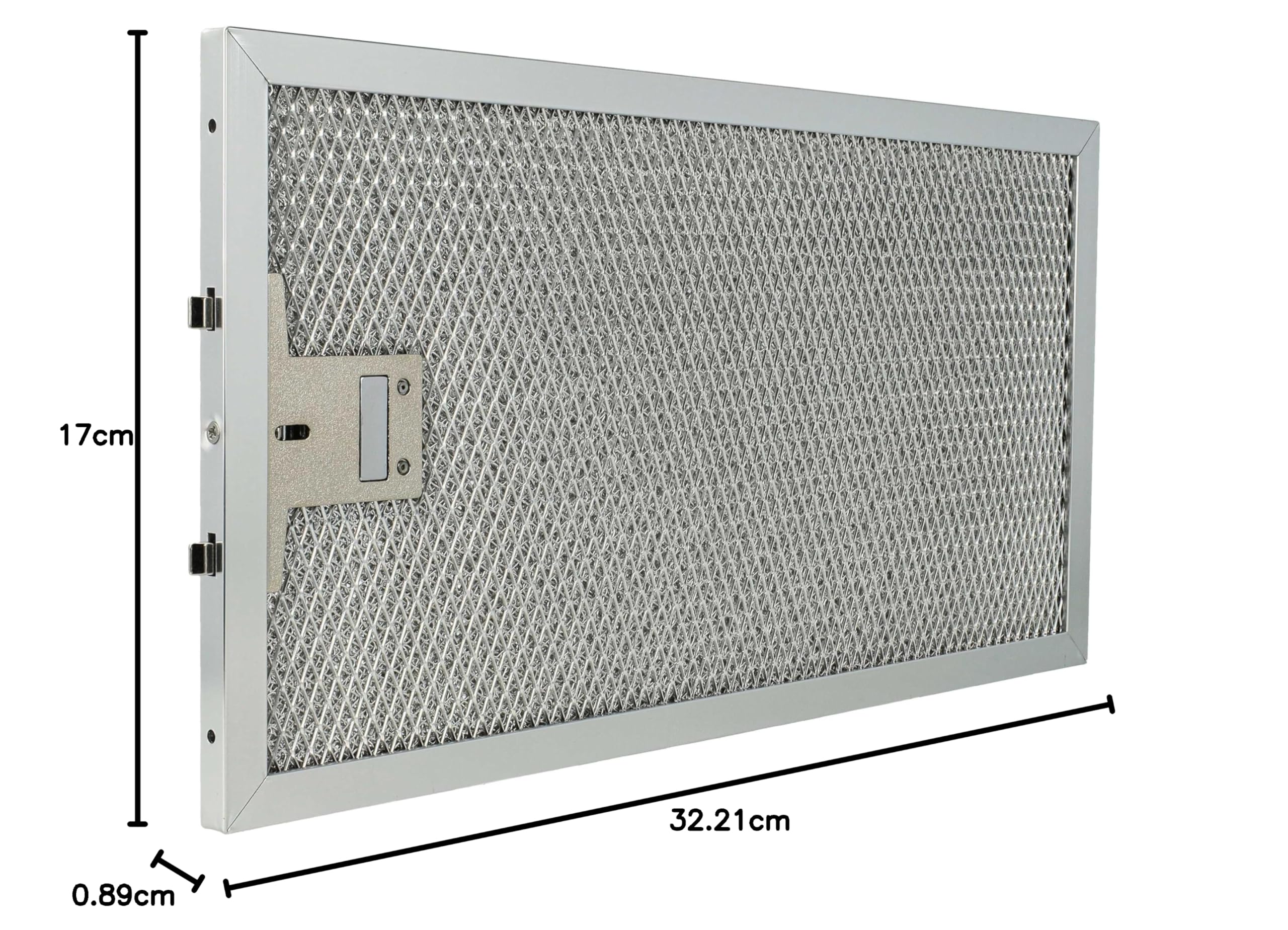 vhbw 3x Filter Metallfettfilter kompatibel mit Miele DA 101 | DA 101 EXT, DA 191, DA 191 EXT, DA 199, DA 199-2, DA 209 Dunstabzugshaube, Metall