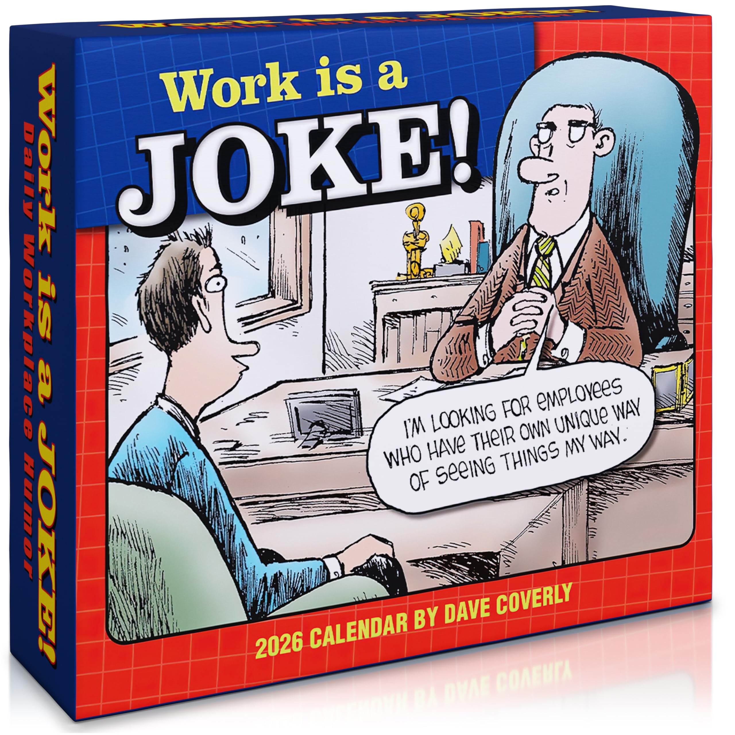 Work is a Joke Desk Calendar 2026