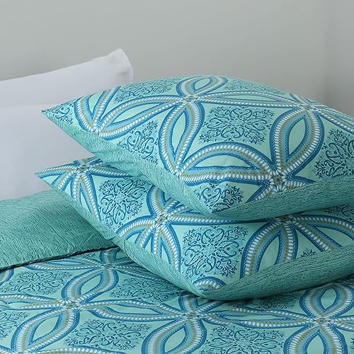 Miniatura 6 de EnvioHome Juego de edredón reversible tamaño Queen  Edredón alternativo ligero de microfibra de calidad de hotel con un par de fundas de almohada,