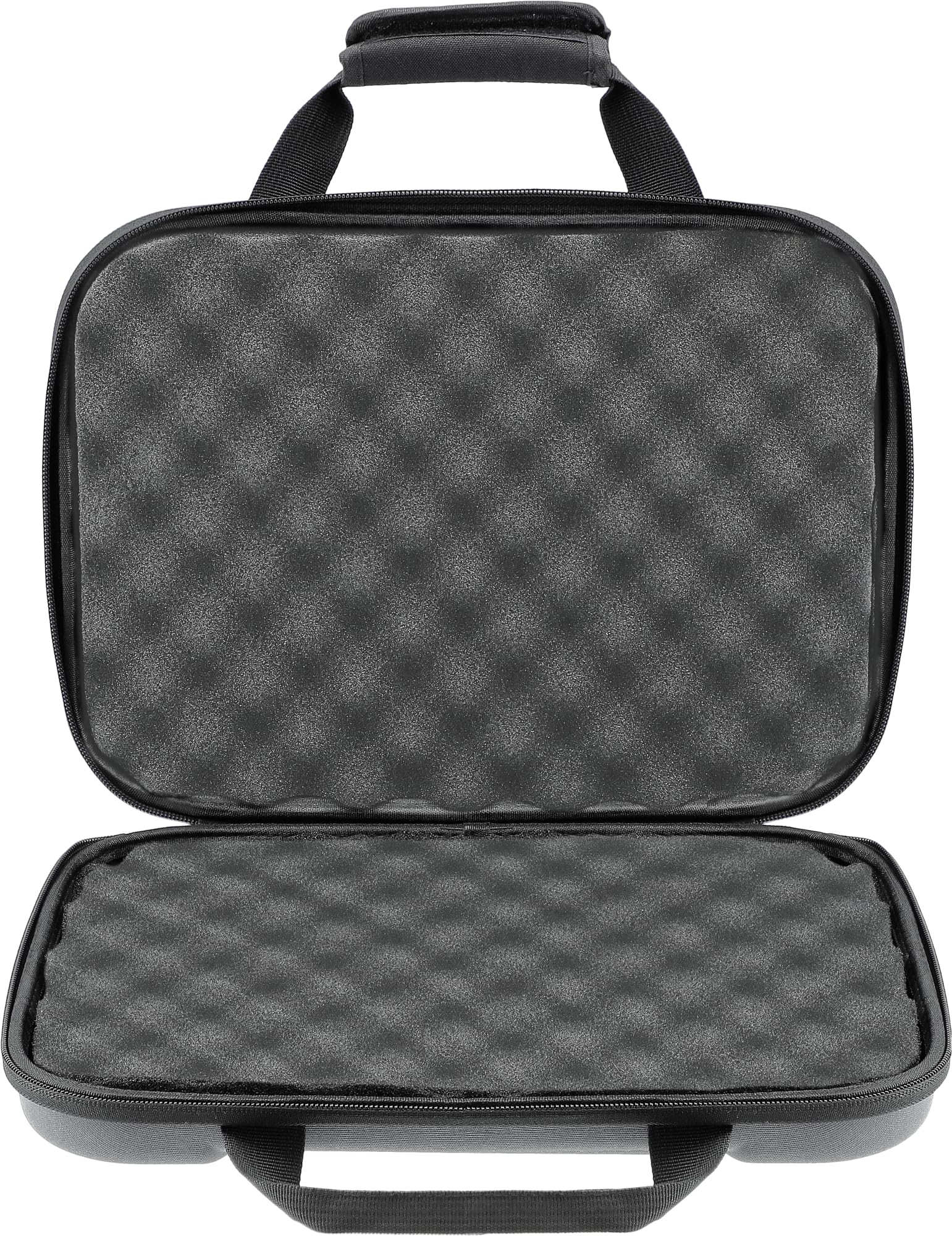 Umarex Eva - Borsa per pistola in schiuma rigida, 35,6 cm, con inserto in schiuma e lucchetto a combinazione, colore: Grigio