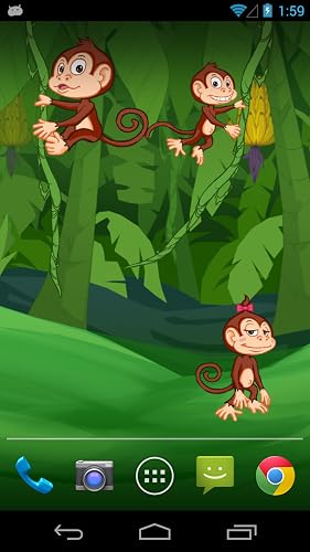 Monkey Business Live Wallpaper – vue 4