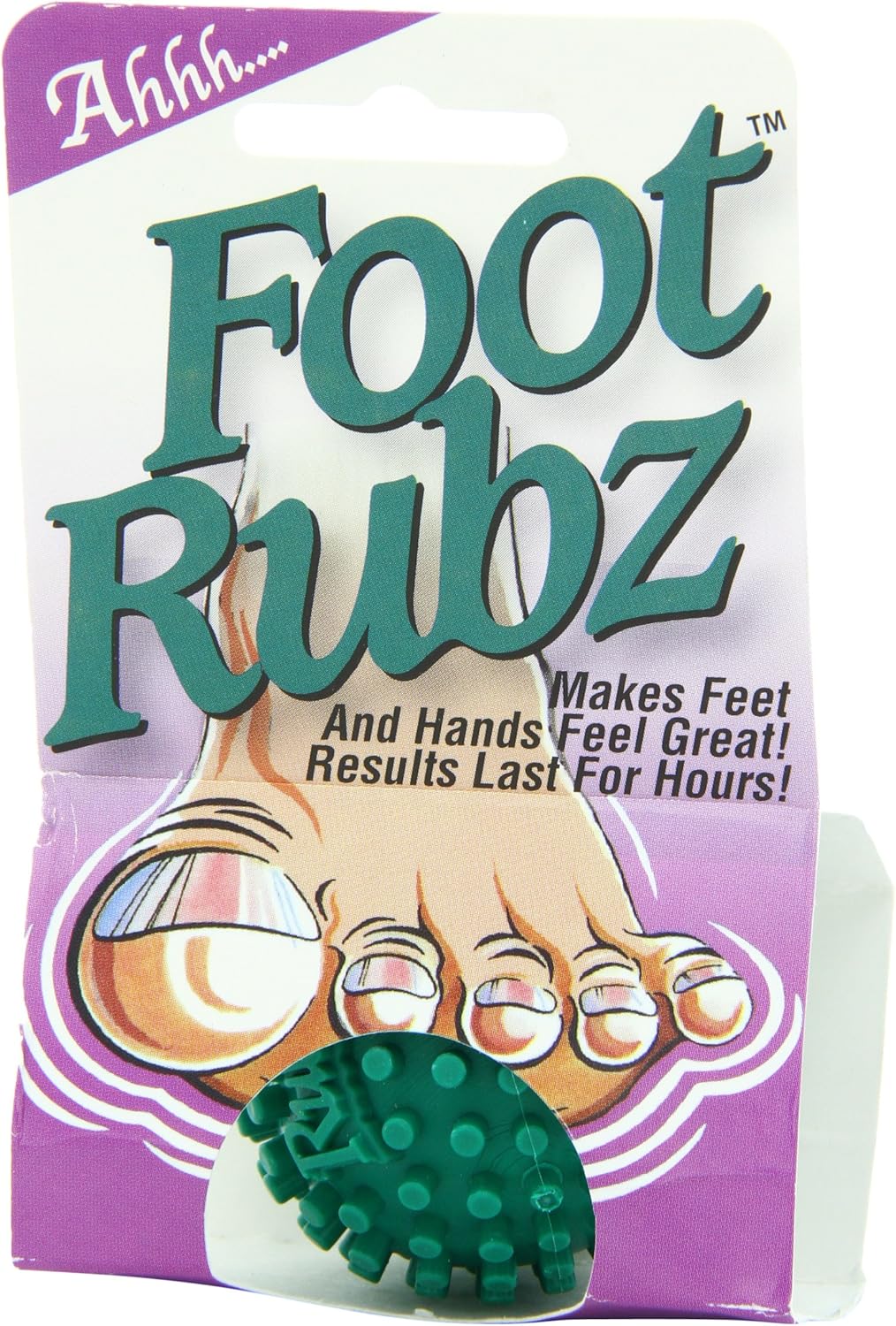 Due North Foot Rubz Foot Hand & Back Massage Ball, Relief from Plantar Fasciitus, Green: Health & Personal Care