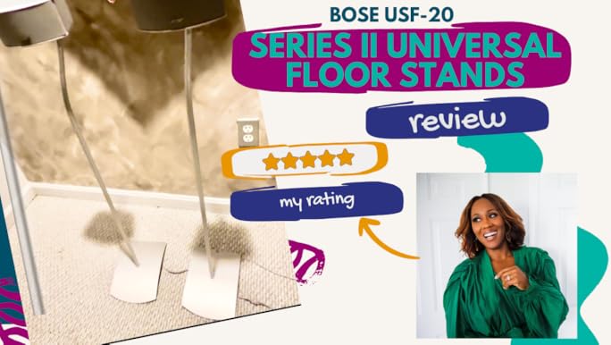 Amazon.com: Bose UFS-20 Series II Universal Floor Stands
