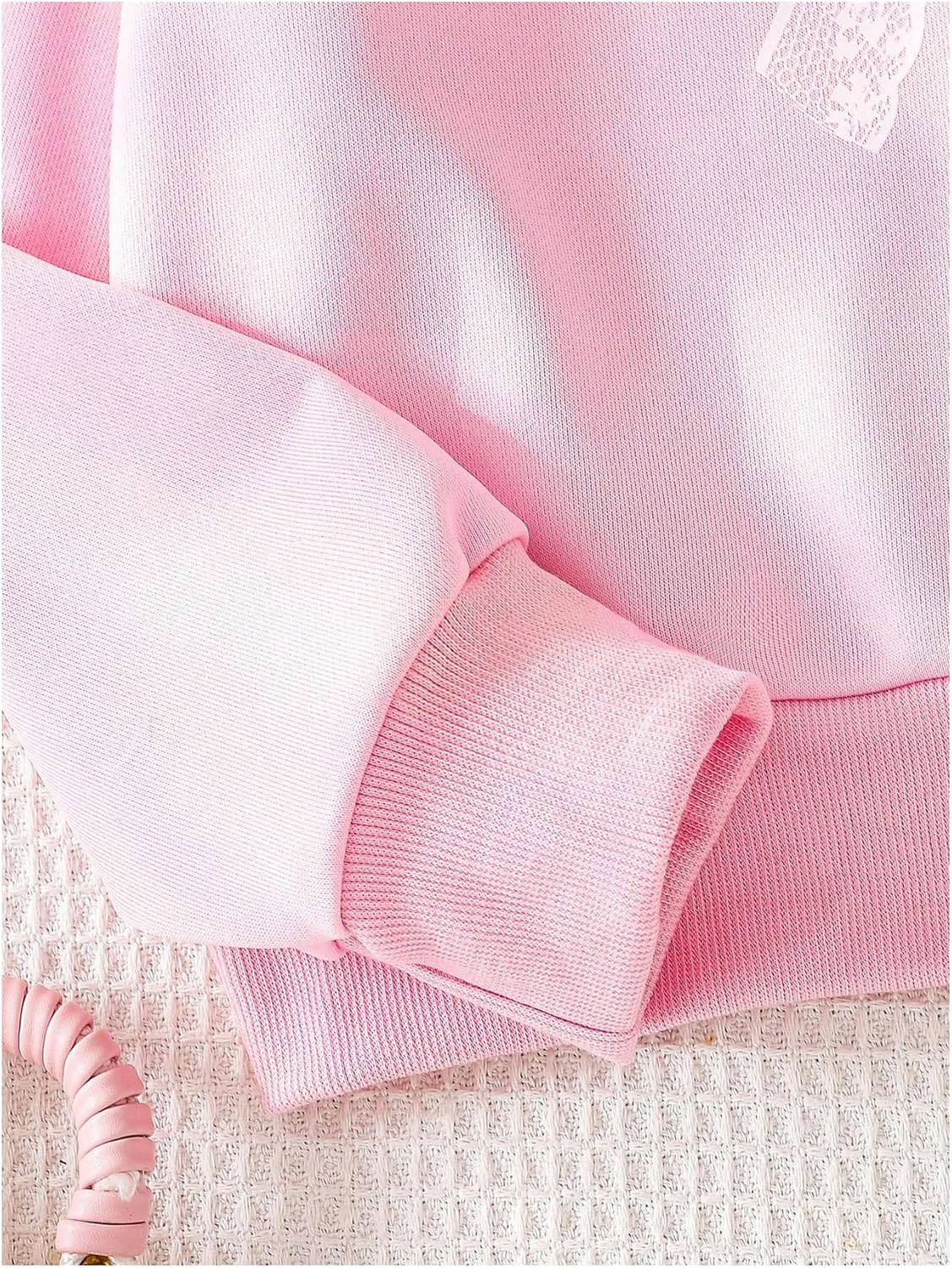 SOLY HUX Girl's Graphic Sweatshirt Cute Bow Long Sleeve Crewneck Casual Trendy Pullover Tops - Image 5