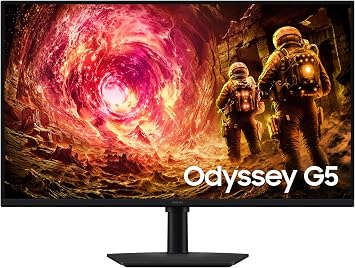 Samsung Odyssey G5 G50F 32 QHD, IPS, 180 Hz, 1 ms Oyuncu Monit r , LS32FG502EUXUF