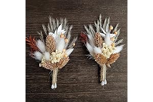 Dried Flowers Boutonniere for Men: A Timeless Accessory for Your Wedding Day