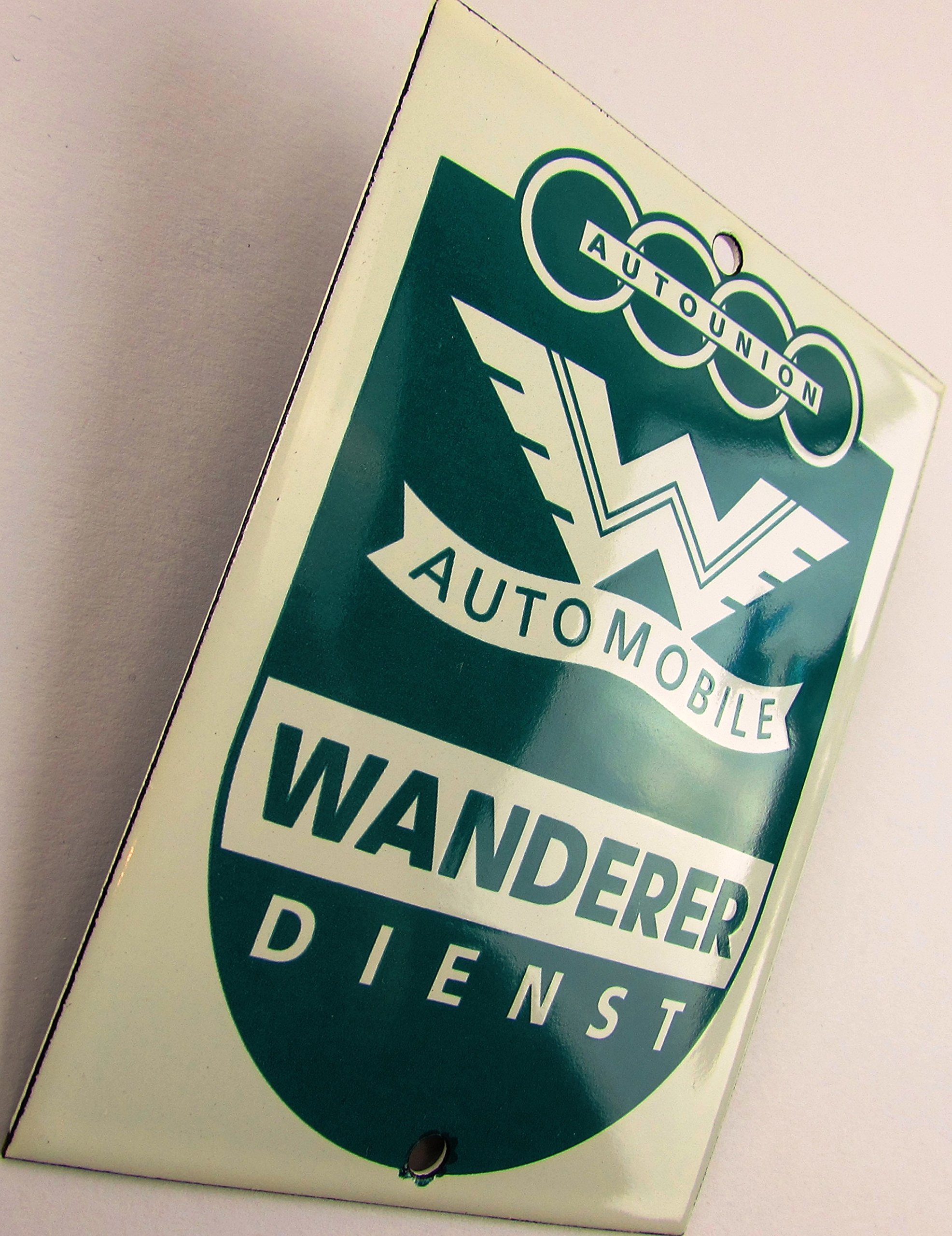 NUEVO esmalte Cartel Wanderer, 9 cm x 12 cm, Classic nostálgico Cartel años 50 Life Style Retro Fifties