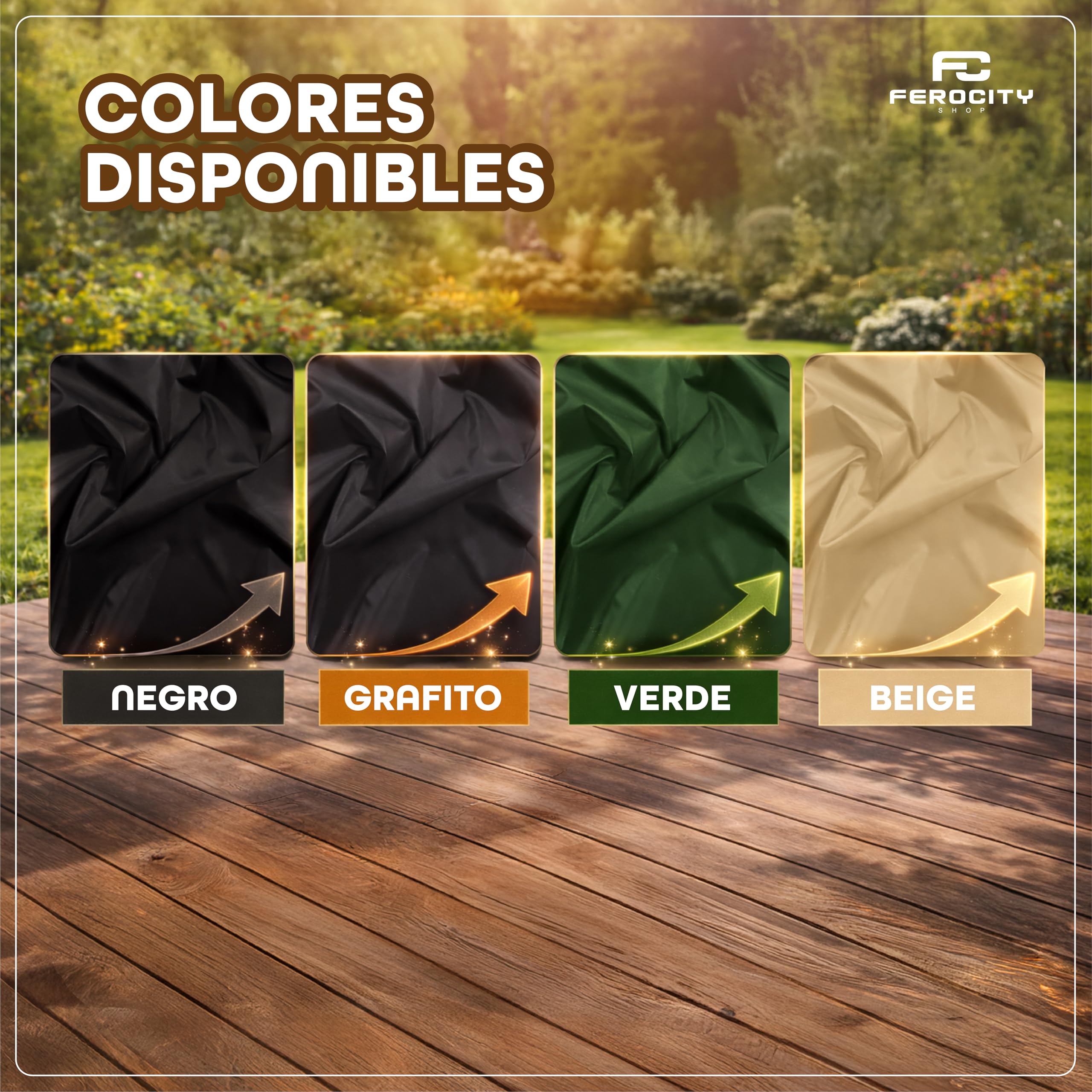 Ferocity Funda a Medida para Banco de jardín Transpirable y Resistente al Viento. Funda Protectora Robusta para Muebles de jardín. Funda Negra a Medida para Banco de jardín Personalizada [131]