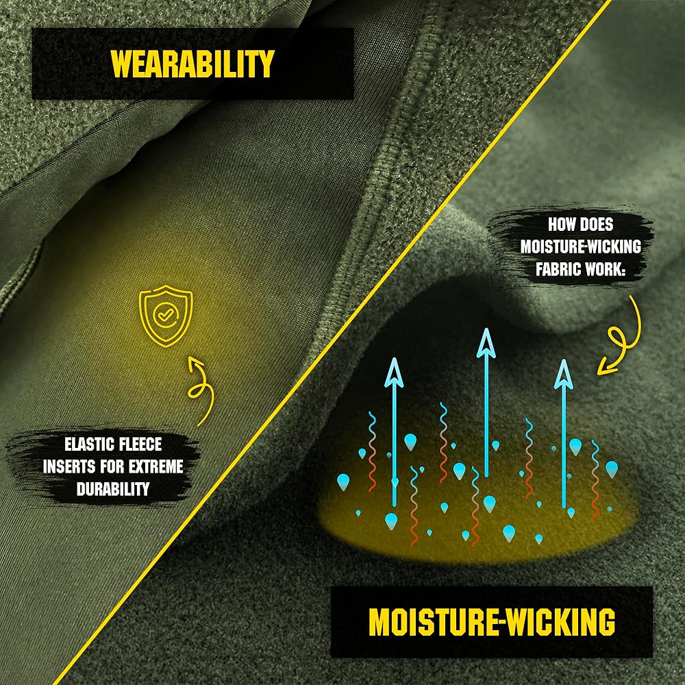 Amazon.com: M-Tac Tactical Zip Up Hoodie for Men - Fleece