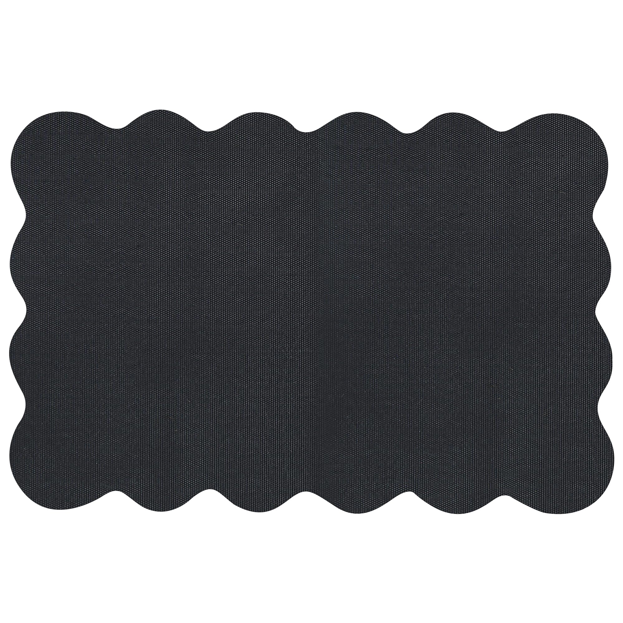 Beliani Paillasson en Fibre de Coco 60 x 90 cm Antidérapant Dessous en PVC Motif Ondulé Naturel Holon