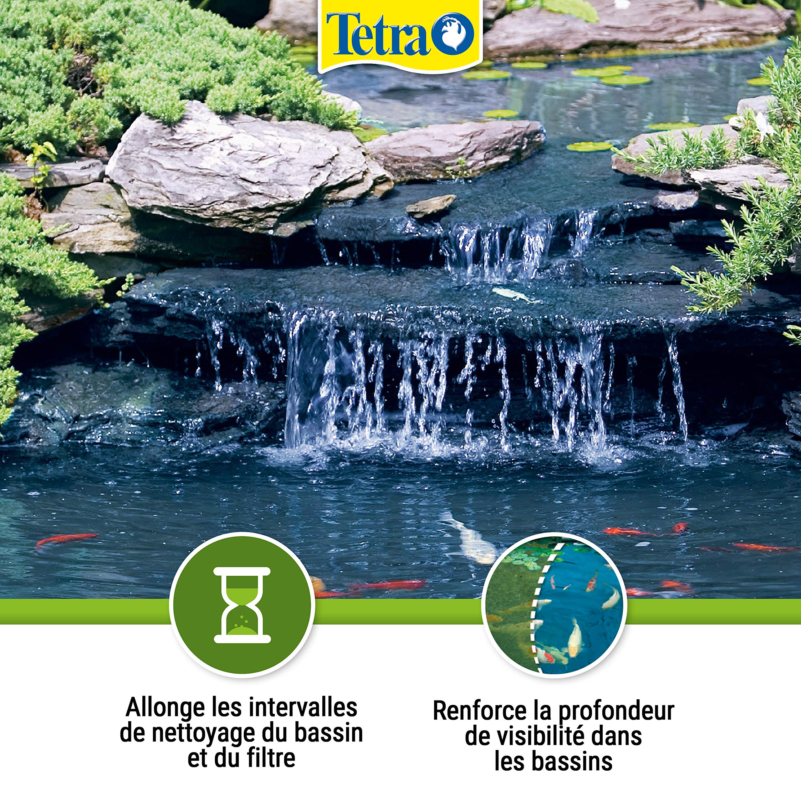 Tetra Dissolvant Boue Bassin 500ml - Traitement Biologique étang - Réduit Les Sédiments Organiques