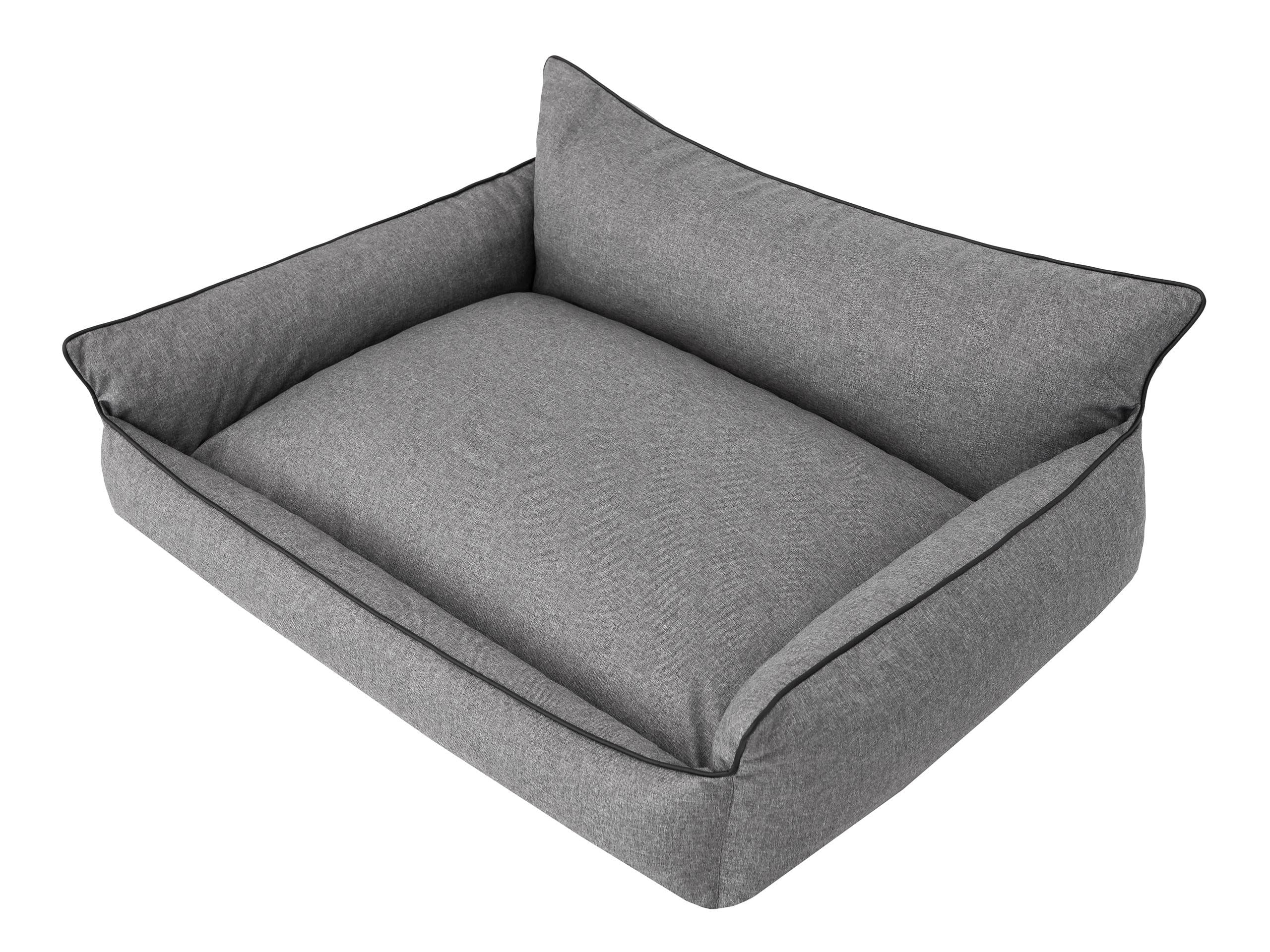 Cuccia per cani, cuscino per cani, cuscino per cani, letto per cani, materasso per animali domestici, L – 64 x 49 cm, grafite ecologica
