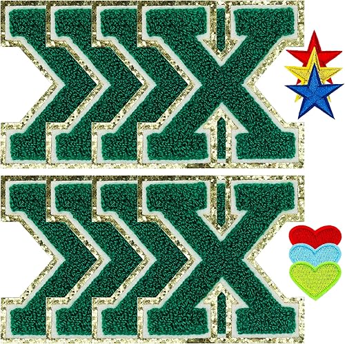 Miniatura 58 de Jongdari Letras termo-adhesivas para ropa, parche de letras de felpilla con brillantina del alfabeto, apliques para coser con adhesivo planchado, 8