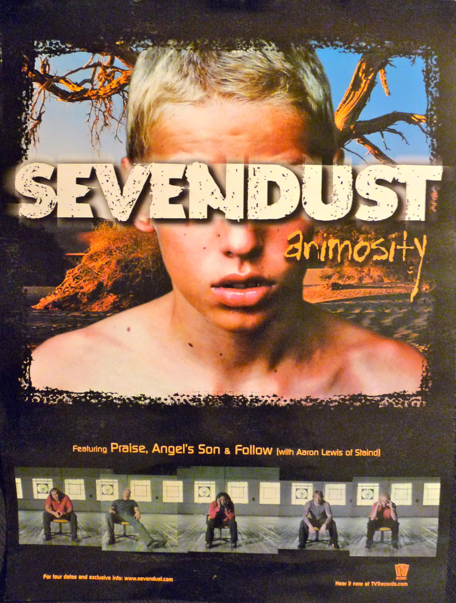 Sevendust - Animosity - Advertising Poster 18"x24"