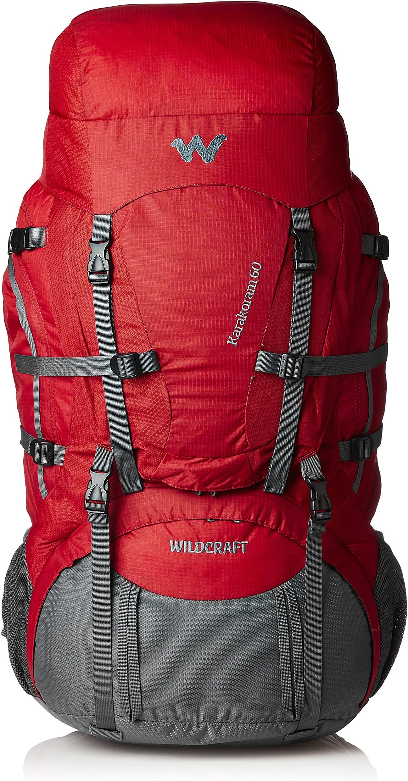 Wildcraft 60 Ltrs Red Rucksack (Karakoram 60 2_Red)