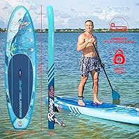 Vista 3 de SereneLife Tabla de Stand Up Paddle Inflable con Accesorios SUP Premium – Diseño Amplio y Estable con Almohadilla de Cubierta EVA Antideslizante