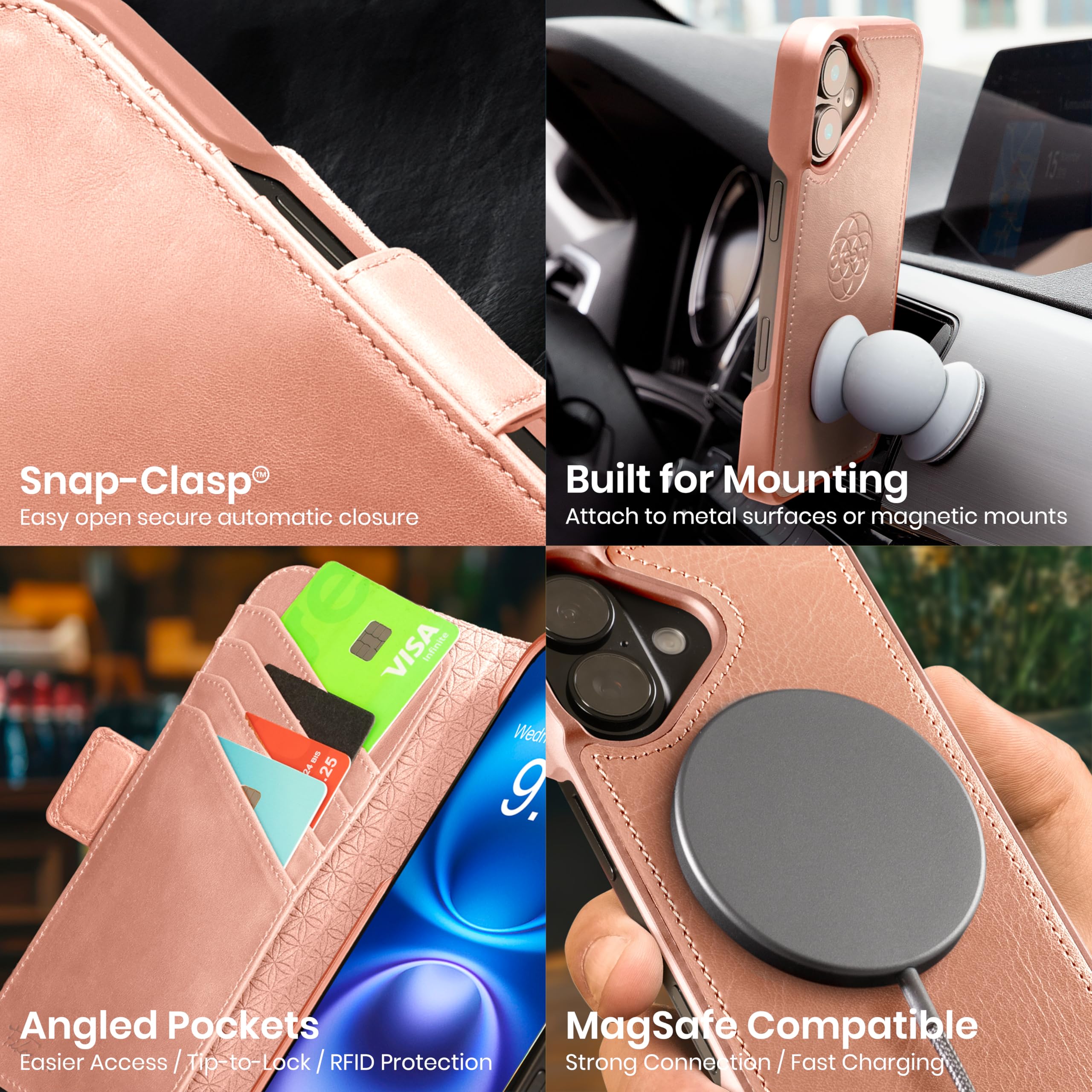 Amazon.co.jp: Dreem フィボナッチ（Fibonacci）2イン1 財布型ケース