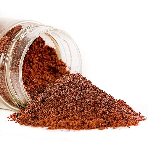 Miniatura 3 de SHEFFA Mezcla de condimentos en polvo de especias de zumaque molido (tarro de vidrio de 3.5 onzas) sin sal, sin gluten, sin aditivos, mediterráneo