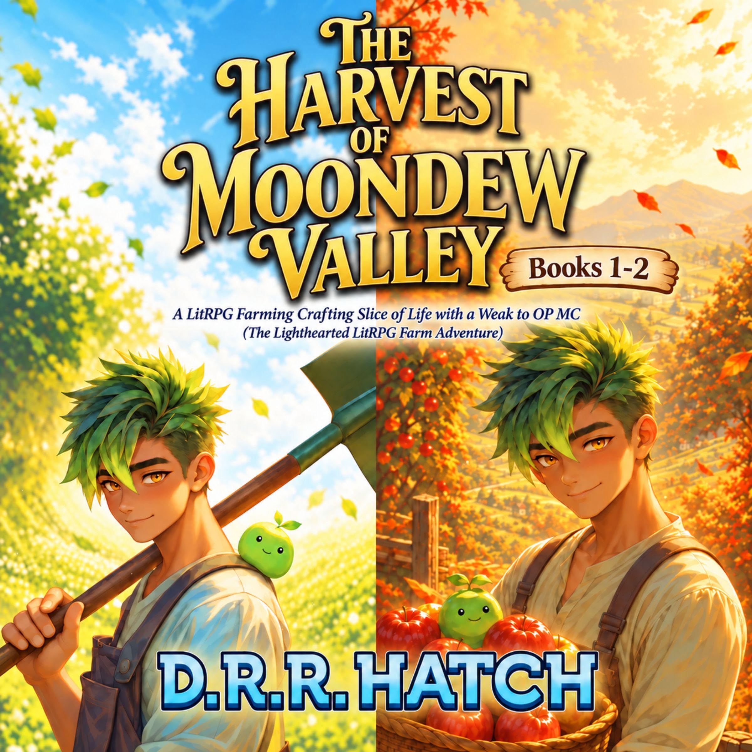 Cover art for The Harvest of Moondew Valley Books 1-2: A LitRPG Farming Crafting Slice of Life with a Weak to OP MC (The Lighthearted LitRPG Farm Adventure)